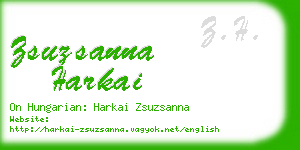 zsuzsanna harkai business card
